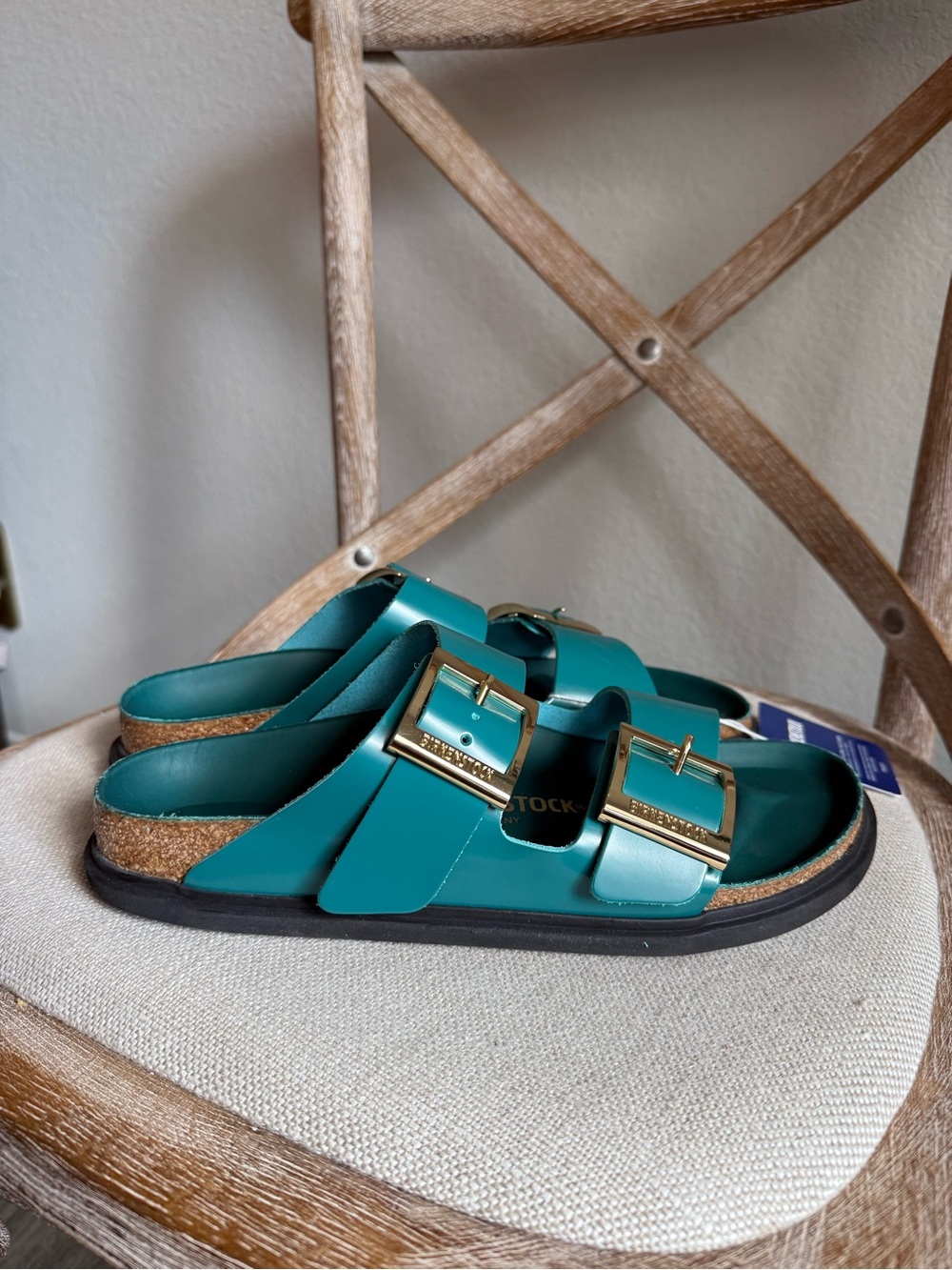 Birkenstock Arizona Droplet Buckle Sandals dark teal - Picture 7 of 7